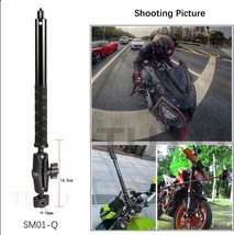 Tuyu Motorcycle 3rd Person View Invisible Selfie Stick for Gopro Max Her... - £16.38 GBP+
