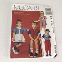 McCall&#39;s Sewing Pattern 6514 Toddler VTG 1993 Romper Skirt Pant Short Sizes 2-4 - £11.83 GBP