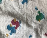 Vintage Hospital Baby Receiving Swaddling Blanket Ducks THICK Cotton Fla... - £14.55 GBP