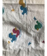 Vintage Hospital Baby Receiving Swaddling Blanket Ducks THICK Cotton Fla... - £14.39 GBP