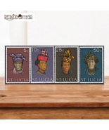 Commemorative stamps of 5 - 10 - 25 and 50 Cents issued in 1973 - Caribb... - $793.10 MXN