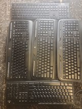 Keyboard Lot Of 5 Logitech MK300 MK320 K330 K270 Asus Untested Parts Only - $25.00