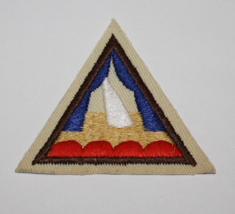 Brownie Girl Scout Try It Badge Let&#39;s Pretend Vest Patch Brown Border Re... - $4.97