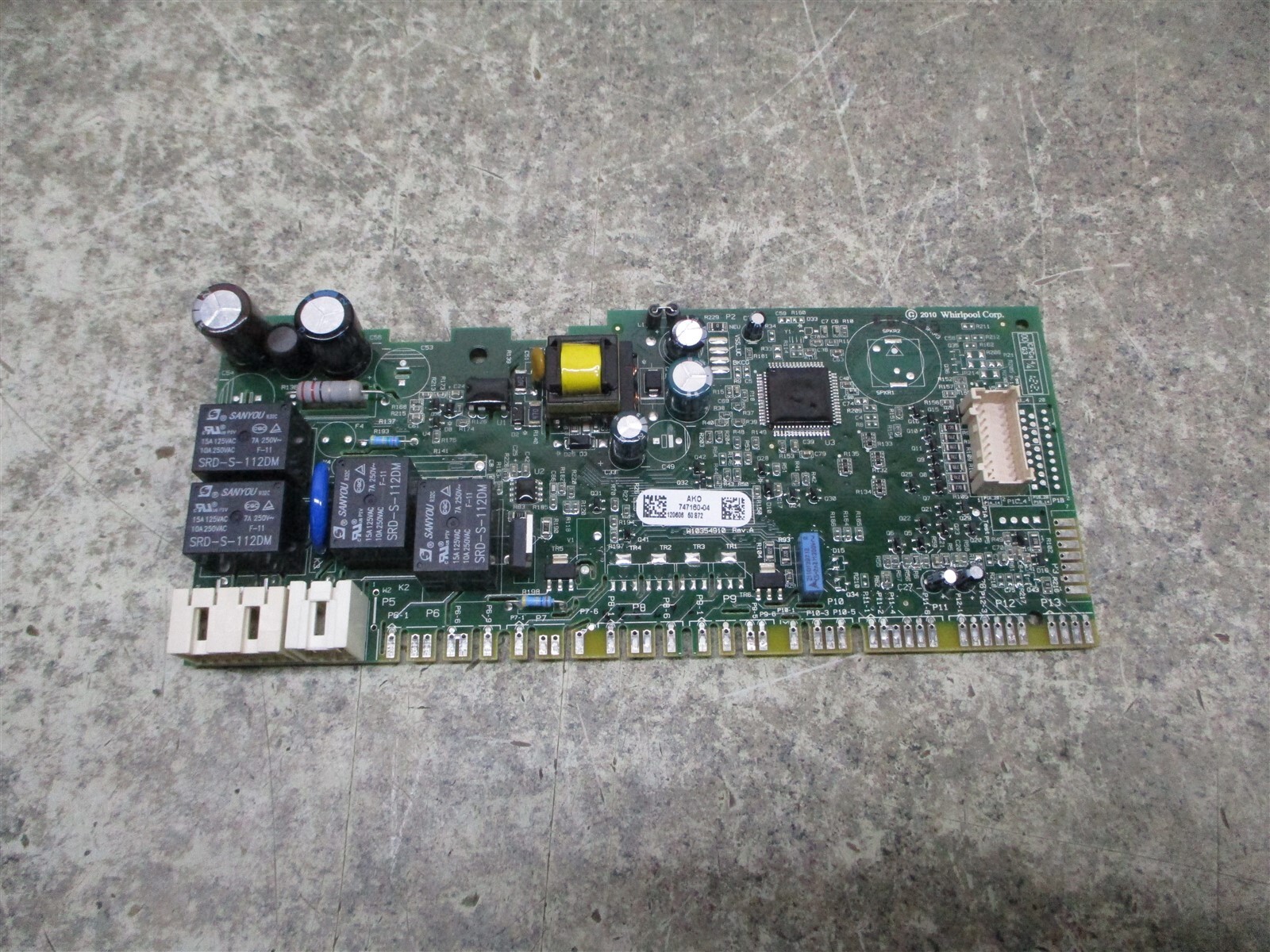 WHIRLPOOL DISHWASHER CONTROL BOARD PART # W10473200 - $13.00