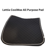 Lettia Cool Max All Purpose English Riding Saddle Pad Black or Gray USED - £17.19 GBP