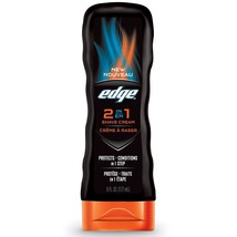 Edge 2 in 1 Non-Foaming Shave Cream Protects &amp; Conditions 8 fl.oz., 4 Pack - £18.92 GBP