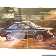 Ford Escort GT Print Advertisement December 1982 Original 16 x 11 Collec... - $9.87