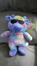 TIE-DYE COW Brand New Plush NWT Stuffed Animal w Tags 12&quot; SUGAR LOAF Col... - $149.98 MXN