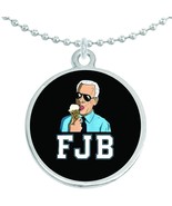 Ice Cream Biden FJB Round Pendant Necklace Beautiful Fashion Jewelry - £8.62 GBP