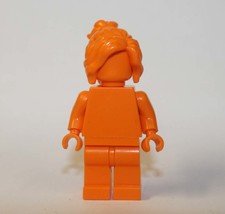 USA Minifigure Toy Orange Blank Plain With Hair Collection - $7.12