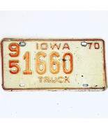 1970 United States Iowa Winnebago County Truck License Plate 95 1660 - £14.04 GBP