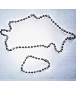 22&quot; 5mm High Polished Stainless Steel Ball Chain Necklace w/ 8&quot; Bracelet... - €19,10 EUR