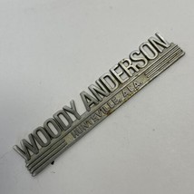 Vintage 1960&#39;s Woody Anderson Ford Huntsville Alabama Metal Dealer Badge... - $29.95