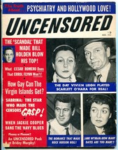 Uncensored Magazine August 1956- Vivien Leigh- Rock Hudson - £38.90 GBP