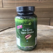 Irwin Naturals Acai Berry Super Cleanse - 12 Day- 72 SOFTGELS - Exp 10/24 - £9.78 GBP