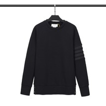 TUCH PLUMM Men TB Stripe Sweatshirt Korea 2022 Fashion Casual O-Neck Long Sleeve - £156.05 GBP
