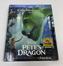 Pete&#39;s Dragon (2016, Blu-Ray + DVD) Disney - Damaged Slipcover, Sealed Case - £7.43 GBP