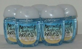 Bath &amp; Body Works PocketBac Hand Gel Lot Set of 5 MERMAIDS MAKE WAVES WA... - £13.93 GBP