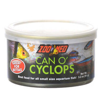 Zoo Med Can O&#39; Cyclops Aquarium Fish Food - Nutrient-Packed Fry Diet - £6.93 GBP+
