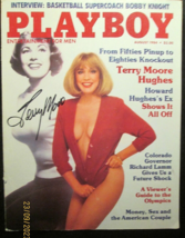 TERRY MOORE:ACTRESS (HAND SIGN AUTOGRAPH PLAYBOY COVER) CLASSIC - $2,306.69 MXN