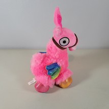 Fortnite Pink Llama Plush Rainbow Wings Feet Stuffed Animal Size 10&quot; Tall - £10.22 GBP