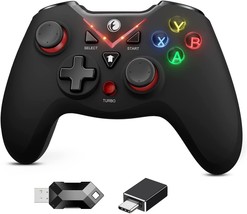 Ifyoo Vone 2.4G Wireless Game Controller, Dual-Vibration Gaming Gamepad Joystick - £36.05 GBP