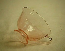 Old Vintage Fairfax Pink by Fostoria 2-1/2&quot; Footed Cup Depression Glass - £7.77 GBP