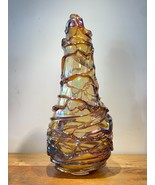 Murano Large stained handmade glass vase by Giuliano Busato - $2,970.00