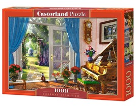 1000 Piece Jigsaw Puzzle, Doorway Room View, Classic interior, Adult Puz... - $30.93