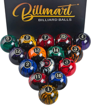Premium Billiard Balls Pool Table Accessories 2-1/4&quot; Regulation Size 1 - €141,95 EUR