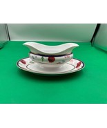 Tiffany &amp; Co. AMERICAN GARDEN Gravyboat and Attached Underplate Limoges ... - $199.99