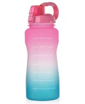Large Capacity Water Bottle Gradient Fitness Sports Water Jug With Time ... - £22.71 GBP