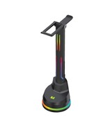 Monster Ambient Dual Headset Stand, Black, 2MNGH0167B0L2 - $49.49