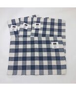 Madison Buffalo Check Sky &amp; White Place Mats Set 4 Aprox 13x18 inches - €10,97 EUR