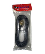 TRANSEL COAXIAL CABLE WITH SURFACE MOUNT BASE POLICE SCANNER ANTENNA ROO... - $546.25 MXN
