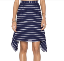 Shona joy Isabelle handkerchief Mini skirt size Small AU 8 Navy White w/... - £22.30 GBP