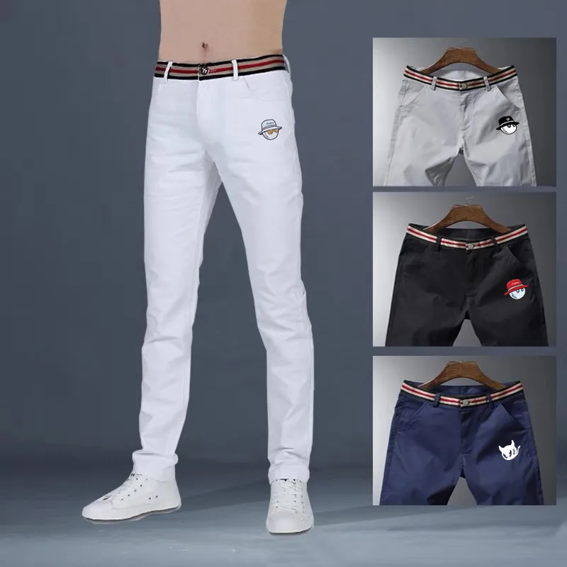 Sporting High Quality Men&#39;s Golf Pants 2022 New Summer Breathable Business Casua - £55.82 GBP