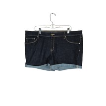 Ava and Viv Womens Midi Jean Short Size 18W Dark Wash - £12.19 GBP