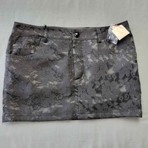 Forever 21 Twist Womens Skirt Mini Size XS Black Stretch Trendy Whimsigoth Lace - £10.43 GBP