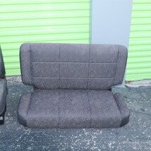 Jeep Wrangler TJ Front Seats L&R W/ Rear Bench *LOCAL PICK UP - NO SHIP* image 6