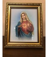 Immaculate Heart of Mary Picture Frame, New #AB-09 - $840.09 MXN