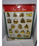 Vintage Trim a Home 18 Gold Solid Brass Ornaments K-Mart Many Different ... - $18.80