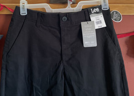 Lee Mens Active Stretch 31x30 Slim Straight Pants Black Motion Flex Waistband - £15.56 GBP