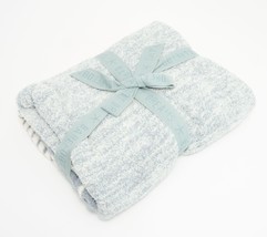 Barefoot Dreams 45&quot; x 60&quot; CozyChic Heather Block Stripe Blanket in - £155.06 GBP