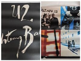 1991 U2 Achtung Bébé Polygram Records Magasin Double Côté Promo Affiche ... - $46.74