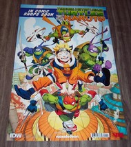 TEENAGE MUTANT NINJA TURTLES NARUTO IDW NYCC Comic Con EXCLUSIVE PROMO P... - £11.17 GBP