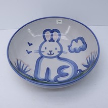 M A Hadley NEW Bunny Rabbit Serving Bowl 11&quot; Stoneware Ceramic NEW - £108.15 GBP