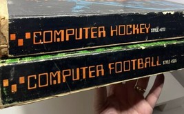 Lot Of 2 1969 Electronic Data Computer Hockey + Football, Untested, W Re... - $35.99