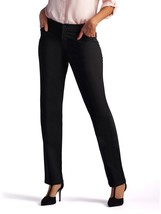 Lee Women&#39;s Missy Relaxed Fit All Day Straight Leg Pant, Black, 16 Short - £17.88 GBP