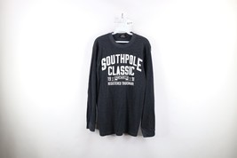 Vintage Southpole Mens Large Faded Thermal Waffle Knit Long Sleeve T-Shirt Gray - £39.52 GBP